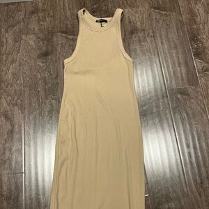 Zara halter midi bodycon dress